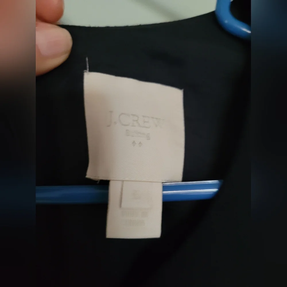 JCrew Sz 6 Navy Sheath Dress - Picture 2 of 8